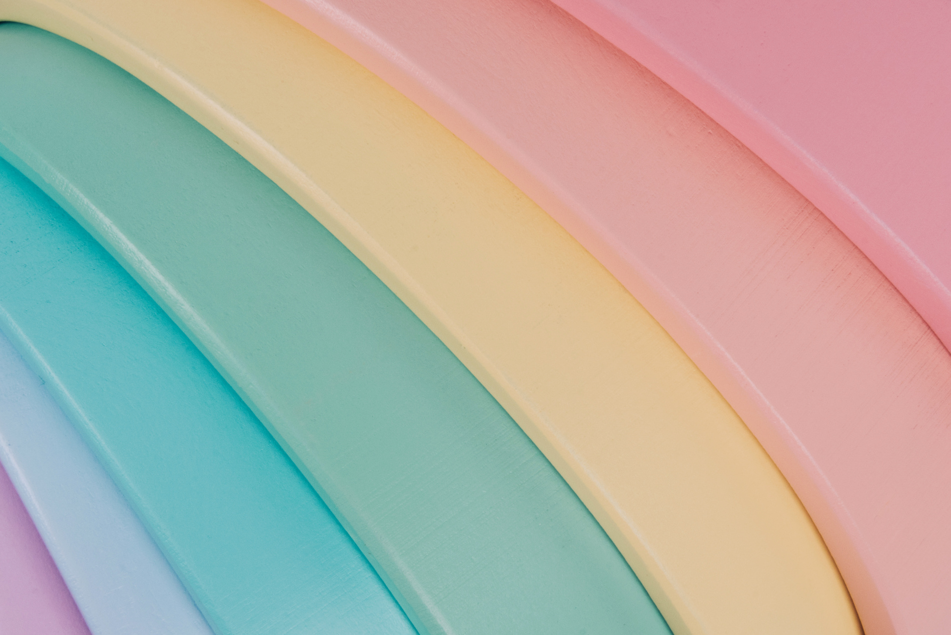 Pastel Rainbow Shapes